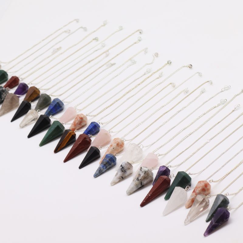 Početni Set Visaka s Kristalima (12x 3 kristala) 4 cm - Šestostrane Piramide