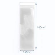 Polipropilenske Vrećice s Mogućnošću Ponovnog Zatvaranja - 150x500 mm