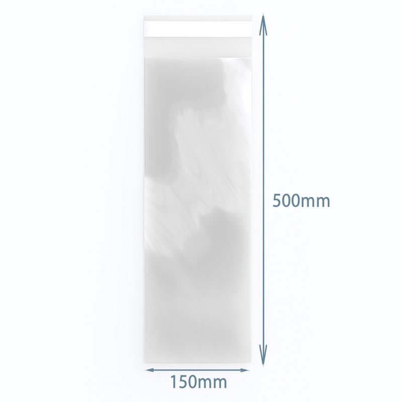 Polipropilenske Vrećice s Mogućnošću Ponovnog Zatvaranja - 150x500 mm