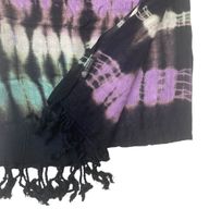 Boho Java Umjetnički Šal - Višebojne Pruge - 62x200cm