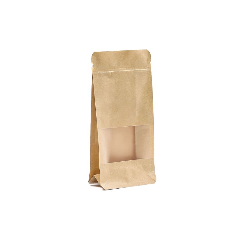 Kraft Vrećica s Prozorom - 10x20 cm
