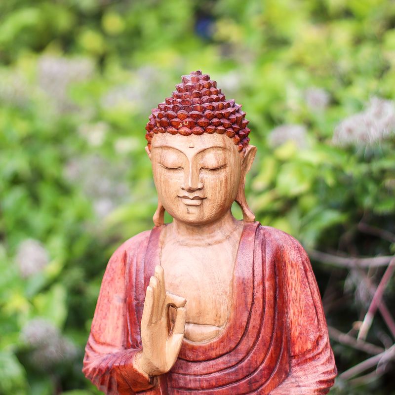 Ručno Izrezbarena Buddha Statua - Učenje Transmisije 30cm