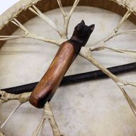 Duh Vuka – Šamanski Bubanj s Batićem - Podesiv – 40cm