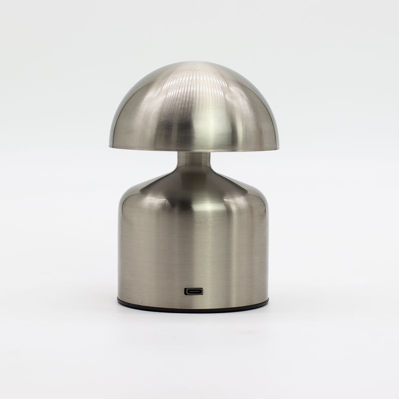 Dodirna Lampa - Kupolasta Gljiva Srebrna - USB (C) - Punjiva (400 W)