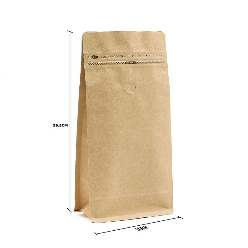 Srednja Vrećica za Kavu s Otvorom za Miris - 13,5x26,5 cm (500 g)