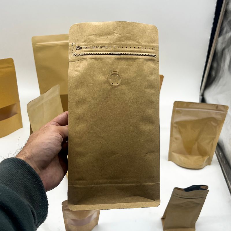 Srednja Vrećica za Kavu s Otvorom za Miris - 13,5x26,5 cm (500 g)