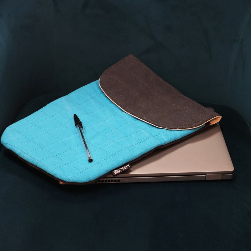 Podstavljena Futrola za Laptop – Žuta – 14oz Stonewash