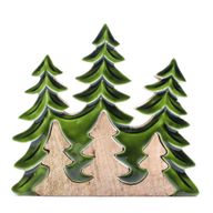 Izgubljeni u Šumi - Tri Stabla 3D Drveni Ukras - 20x23cm