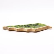 Izgubljeni u Šumi - Emajlirani List Drvena Posuda - 33x17cm