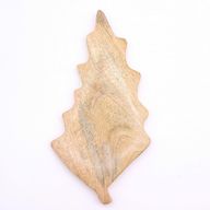 Izgubljeni u Šumi - Emajlirani List Drvena Posuda - 33x17cm
