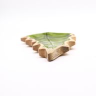 Izgubljeni u Šumi - Emajlirani List Drvena Posuda - 33x17cm