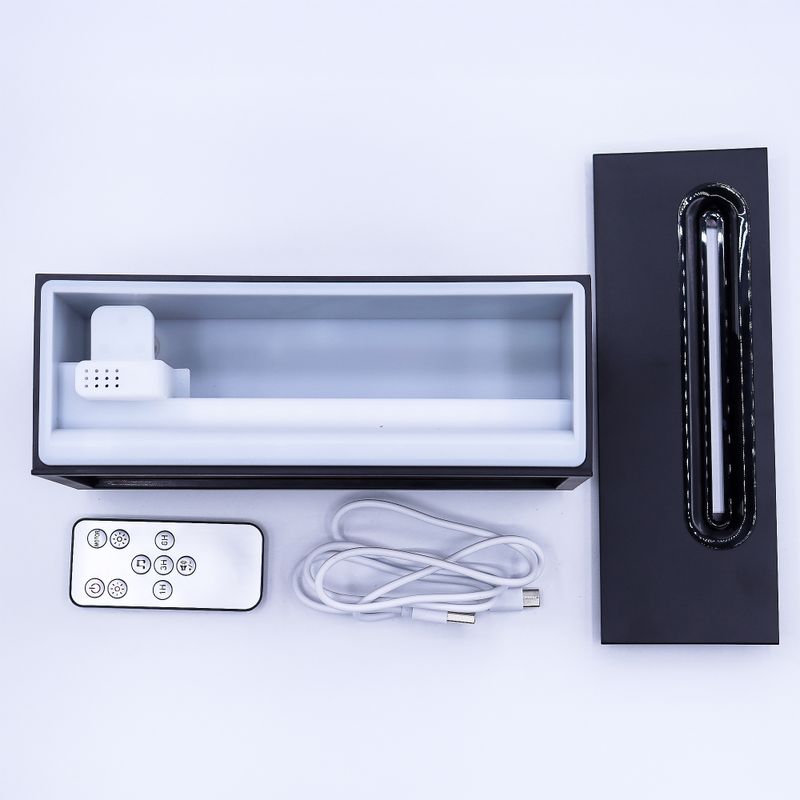 Aroma Difuzor s Efektom Plamena i Zvukovima Ptica – Crni (USB) – Promjena Boja