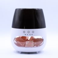 Aroma Difuzor s Efektom Plamena i Himalajskom Soli – Bijeli (USB) – Promjena Boja i Timer
