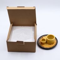 Držač za palo santo štapić & svežanj za kađenje – Pješčana & siva