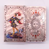 Set Tarot Karata s Rose Gold Folijom – Mjesečeve Faze – s priručnikom