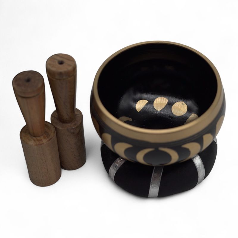 Set Zvučna Zdjela Mjesečeve Mijene - Crna 10.7cm