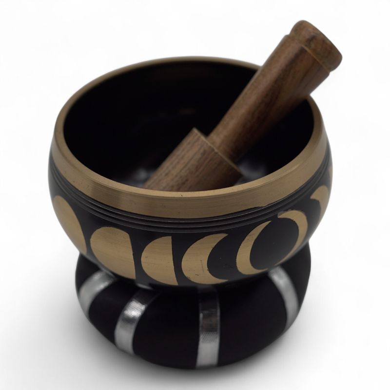 Set Zvučna Zdjela Mjesečeve Mijene - Crna 10.7cm