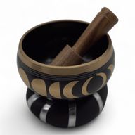 Set Zvučna Zdjela Mjesečeve Mijene - Crna 10.7cm