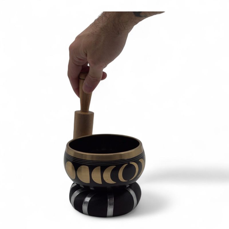 Set Zvučna Zdjela Mjesečeve Mijene - Crna 10.7cm