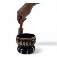 Set Zvučna Zdjela Mjesečeve Mijene - Crna 10.7cm