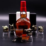 Obrnute shot čašice (50 ml) – Divlja šumska stvorenja – Antik brončana