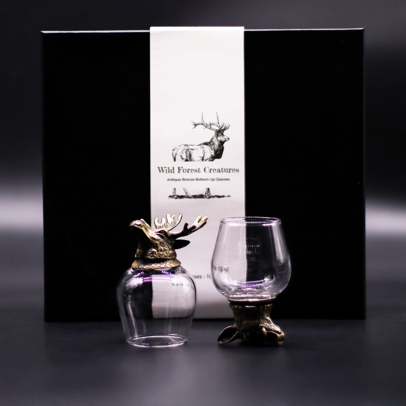 Obrnute čaše (100 ml) – Divlja šumska stvorenja – Antik brončana
