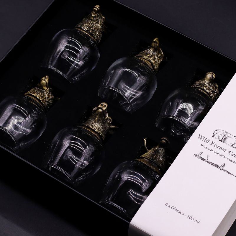 Obrnute čaše (100 ml) – Divlja šumska stvorenja – Antik brončana