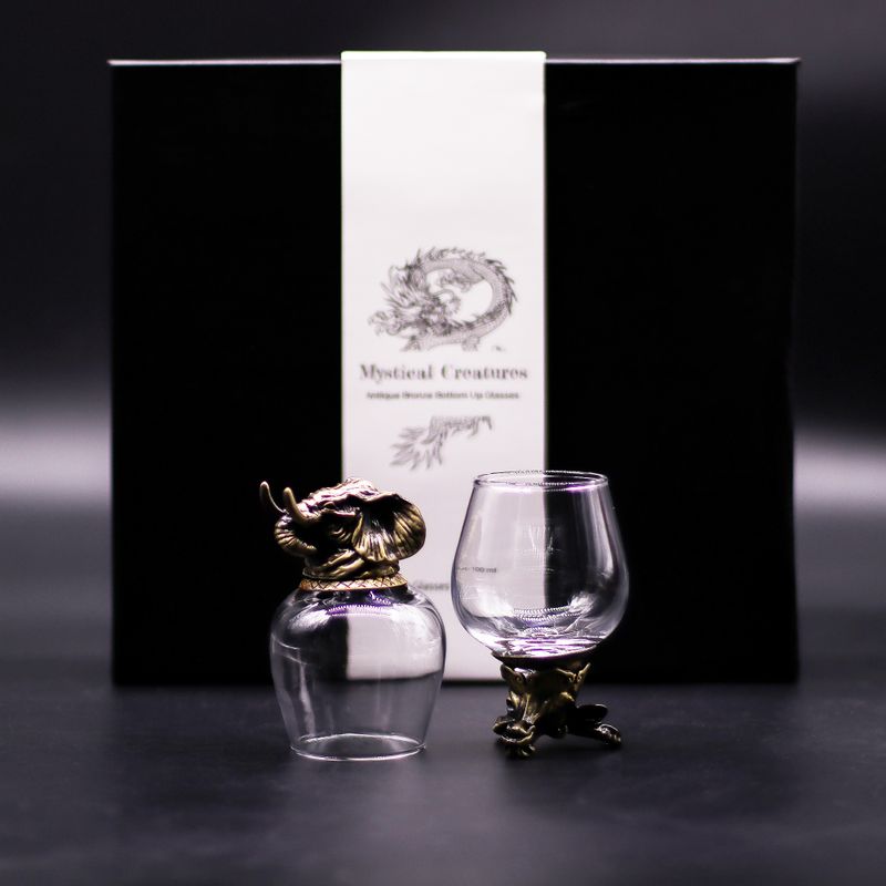 Obrnute čaše (100ml) – Mistična stvorenja – Antik brončana