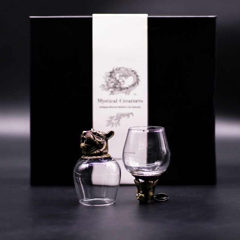Obrnute čaše (100ml) – Mistična stvorenja – Antik brončana
