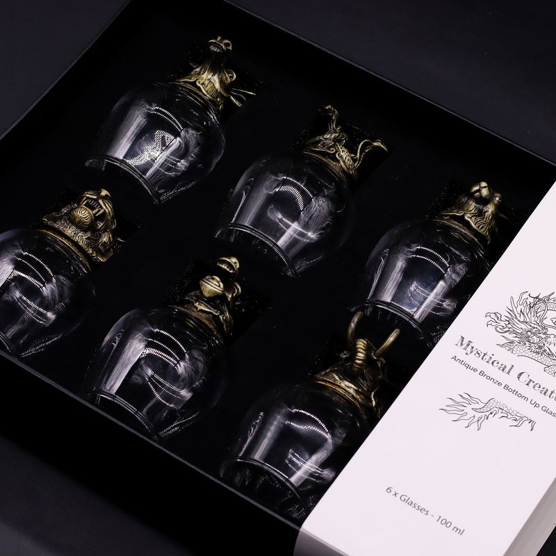Obrnute čaše (100ml) – Mistična stvorenja – Antik brončana