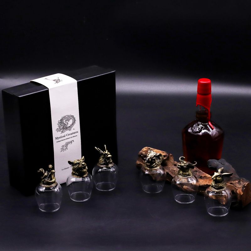 Obrnute čaše (100ml) – Mistična stvorenja – Antik brončana