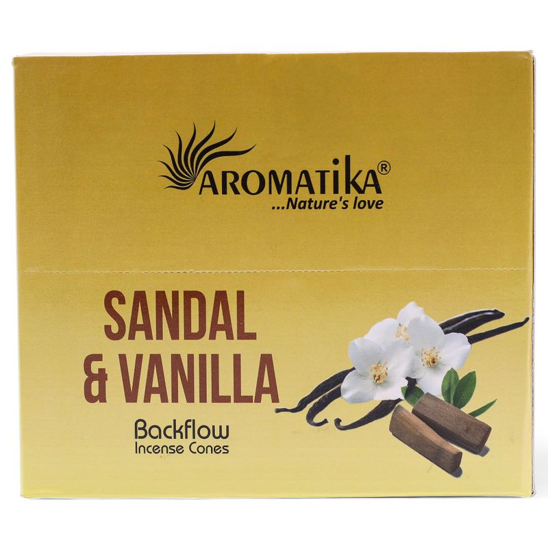 Paket od 10 Masala Mirisnih Čunjića - Sandalovina i Vanilija