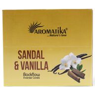 Paket od 10 Masala Mirisnih Čunjića - Sandalovina i Vanilija