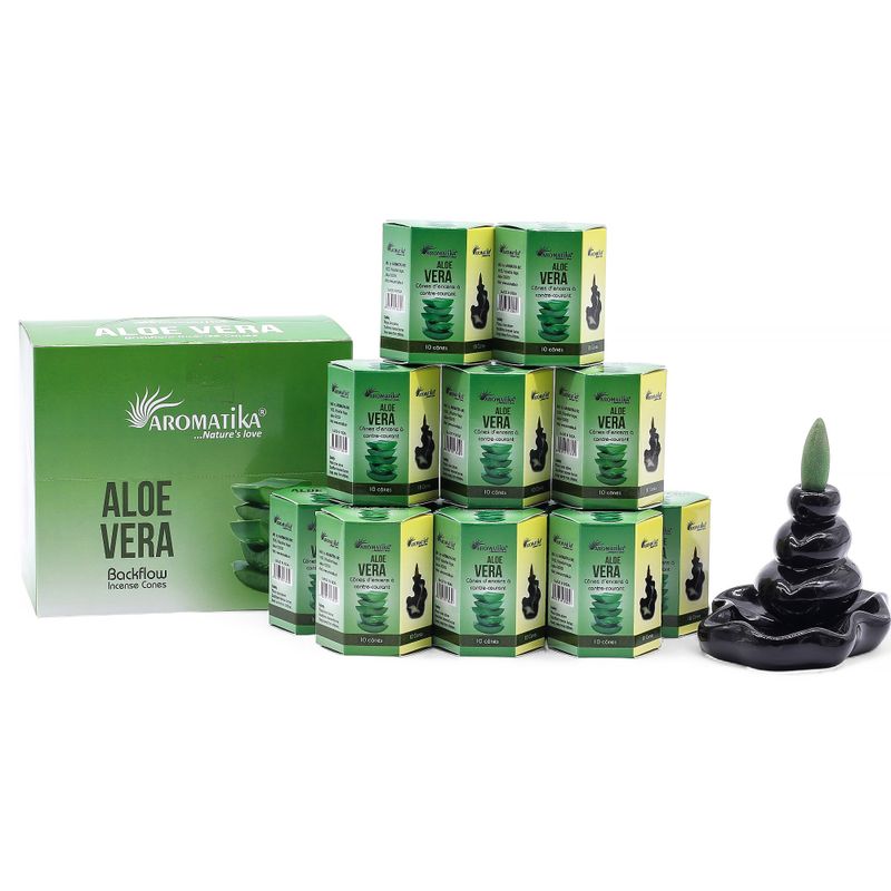 Paket od 10 Masala Mirisnih Čunjića - Aloe Vera
