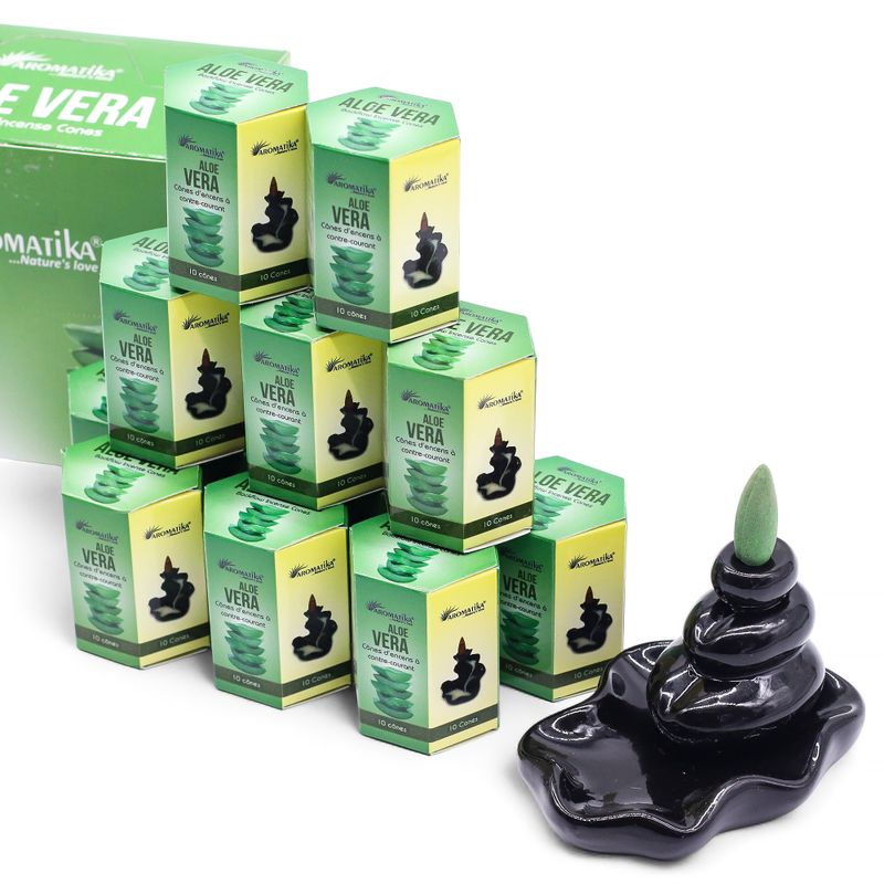 Paket od 10 Masala Mirisnih Čunjića - Aloe Vera