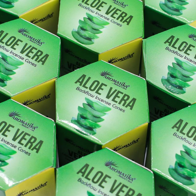 Paket od 10 Masala Mirisnih Čunjića - Aloe Vera