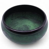 Veoma Glasna - Pjevajuća Zdjela s Gljivama – 23x10,5 cm 1,3 kg – Mahovinasto Zelena