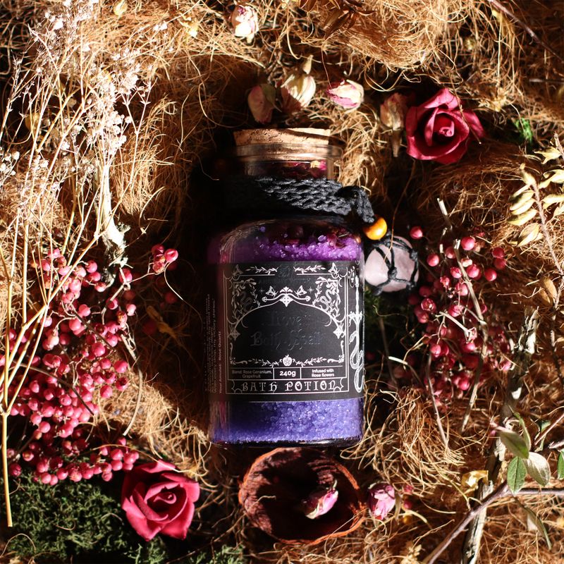 Ancient Witch čarobni napitak za kupku & amajlija od rozenkvarca - Ljubav