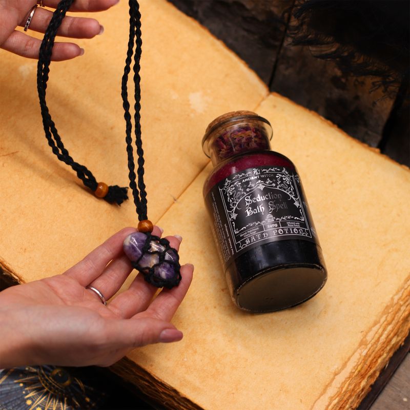 Ancient Witch čarobni napitak za kupku & amajlija od kristala aventurina - Prosperitet