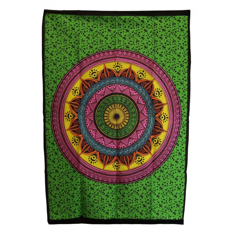 Pamučna Zidna Dekoracija (70x110cm) – Vibrantna Mandala