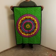 Pamučna Zidna Dekoracija (70x110cm) – Vibrantna Mandala