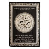 Pamučna Zidna Dekoracija (70x110cm) – Om – Welcome to the God