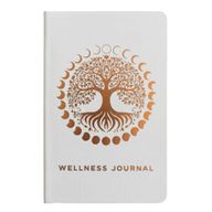 Wellness Dnevnik - Bijela - 120 str. - Rose Gold Drvo Života