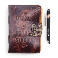 Debela Kožna Bilježnica s Grubo Rezanim Rubom (6x4") – The Book of Untold Stories
