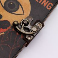 Kožna Bilježnica s Printom (7x5") – Stop Doom Scrolling – 200 praznih stranica