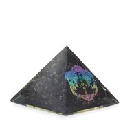 Mala Orgonitna Piramida 5,5×4,5cm – Čakra Buda – Komadići Crnog Turmalina
