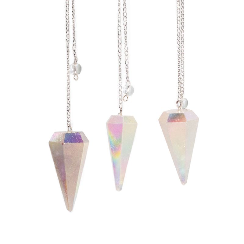 Šesterostrani Visak - Aurora Crystal Anđeosko Bijela - 4cm