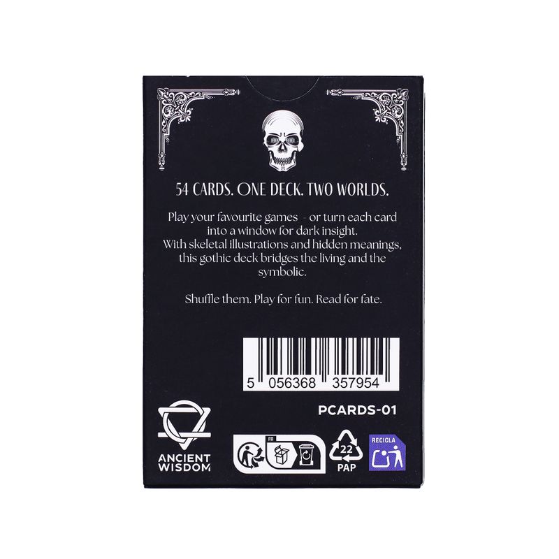 Memento Mori Gotičke Karte za Igranje i Proricanje