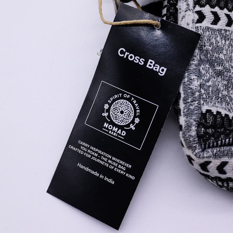 Jacquard prirodne torbe - Urban Caravan - Cross model