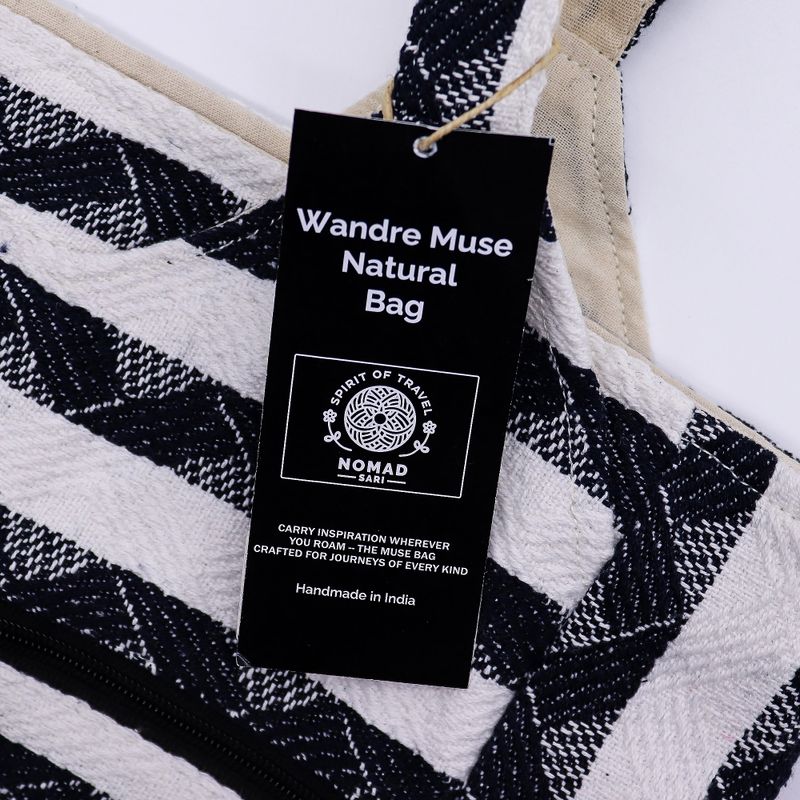 Jacquard prirodne torbe - Atlas Nomad - Wander Muse model
